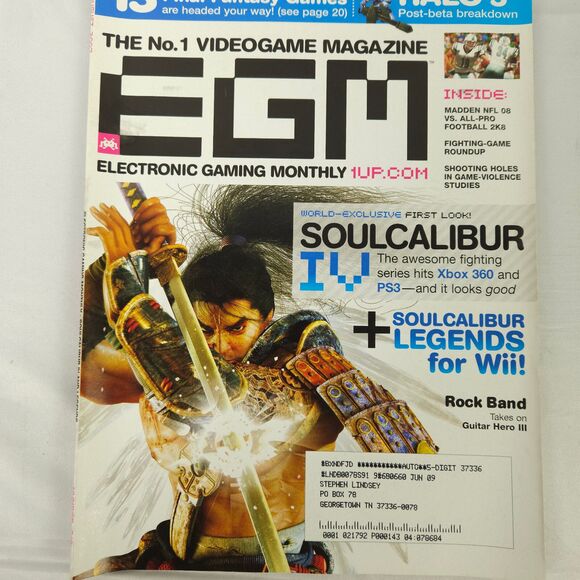 2007 EGM Electronic Gaming Monthly Magazine Lot of 12 Kingdom Hearts Halo 3 - Picture 6 of 14